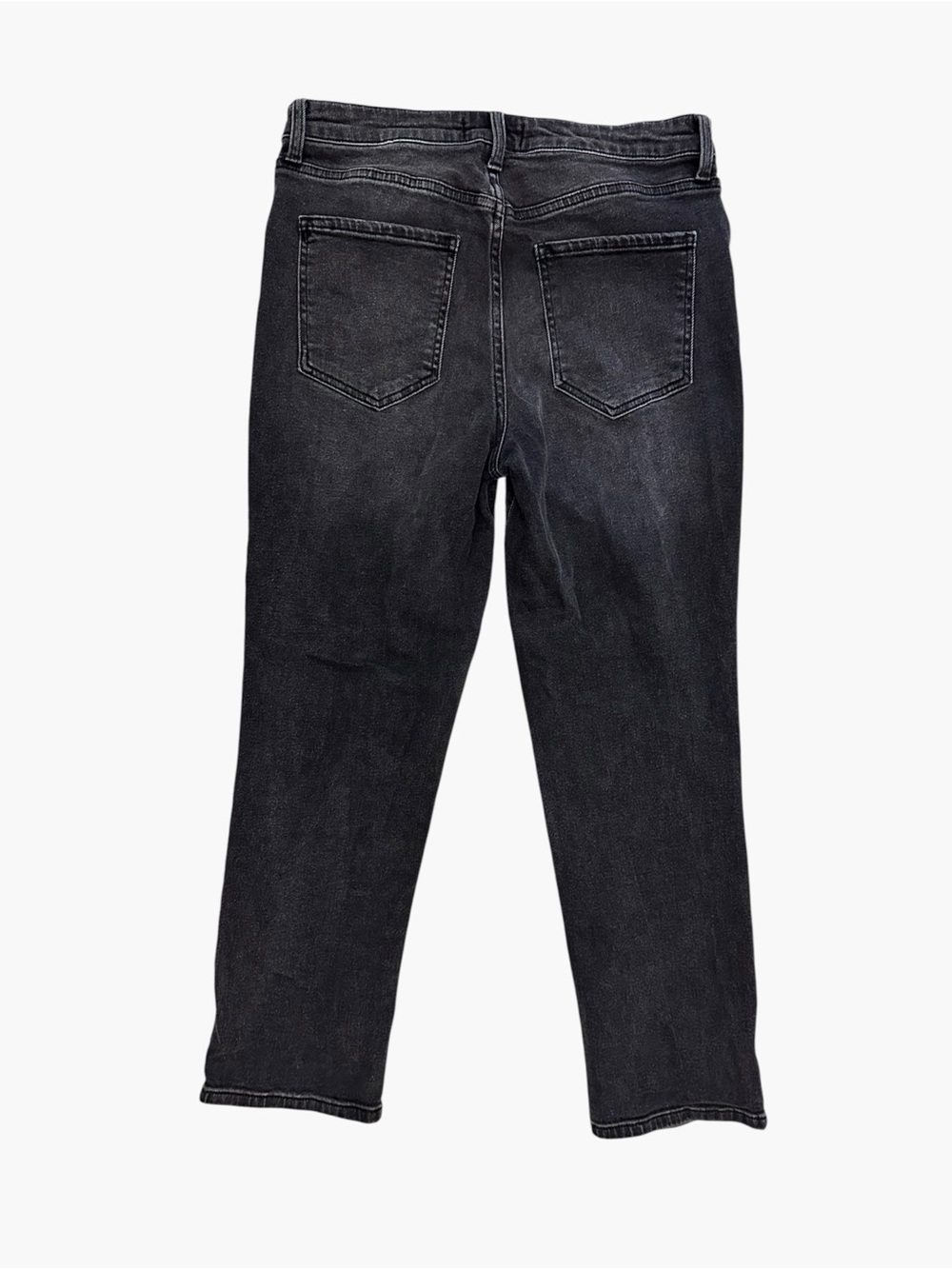 KUT from the Kloth Black High Rise Straight Leg Jeans Size 8 Button Fly - Picture 3 of 6